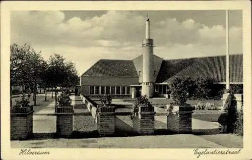 Ak Hilversum Nordholland Niederlande, Egetantierstraat