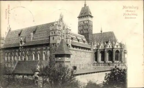 Ak Marienburg Malbork Westpreußen, Hochschloss