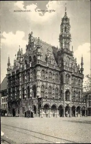 Ak Oudenaarde Oudenaarde Ostflandern, Rathaus