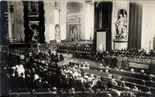 Foto Roma Rom Lazio, Basilica di San Pietro, Eucharistischer Weltkongress 1922