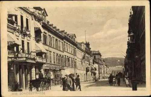 Ak Koblenz am Rhein, Schloßstraße, Hotel Monopol