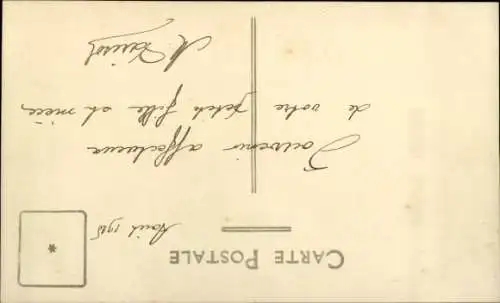 Foto Ak Portrait einer Frau