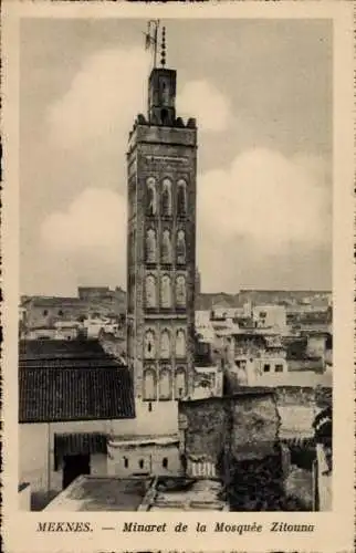 Ak Meknes Marokko, Minarett der Zitouna-Moschee
