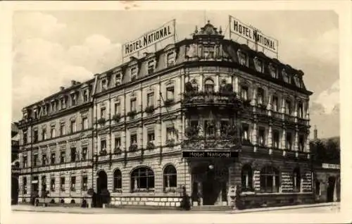 Ak Bamberg in Oberfranken, Hotel National