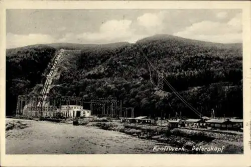 Ak Kallstadt in der Pfalz, Peterskopf, Kraftwerk