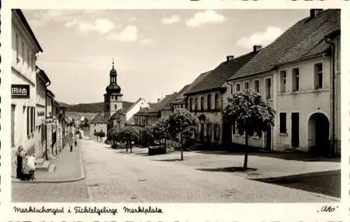 Ak Marktschorgast im Fichtelgebirge, Marktplatz