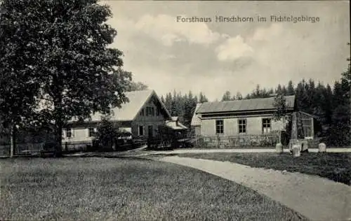 Ak Escherlich Bad Berneck im Fichtelgebirge Oberfranken, Forsthaus Hirschhorn