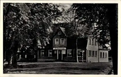 Ak Bayreuth in Oberfranken, Gasthaus Dorothea Rollwenzel, Rollwenzelei