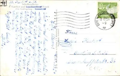 Ak Grafengehaig in Bayern, Gasthof zur Post