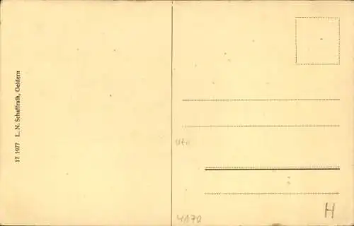 Ak Geldern Niederrhein, Manufakturen und Modewaren J. Bachus in der Hartstraße
