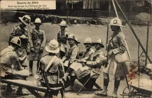 Ak-Krieg von 1914, mit südafrikanischen Streitkräften, Wanderers Camp