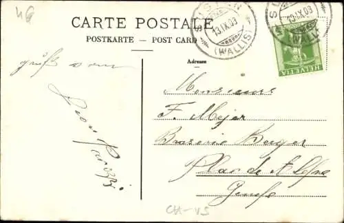 Ak Leuk Loèche Kanton Wallis, Vue generale