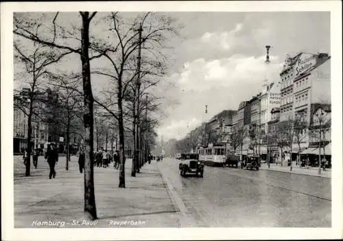 Ak Hamburg St. Pauli, Reeperbahn