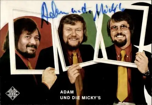 Ak Musikgruppe Adam und Die Micky's, Autogramm