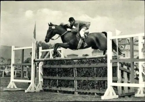 Ak Reitturnier, Hindernissprung, Aus deutschen Landen 1965
