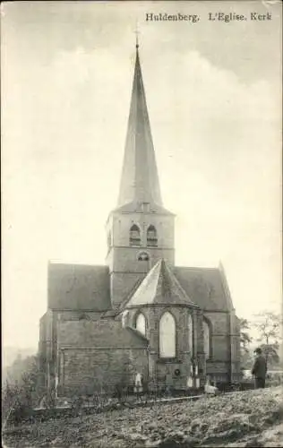 Ak Huldenberg Flämisch Brabant, Kirche