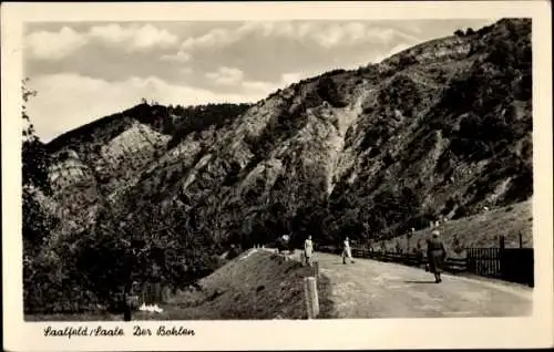 Ak Saalfeld an der Saale Thüringen, Der Bohlen