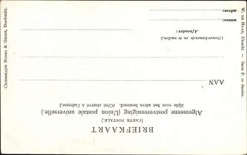 Künstler Ak Gerstenhauer, Windmühle, Allegorie, August