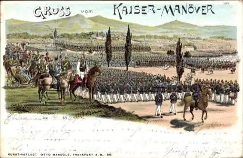 Litho Kaisermanöver, Soldatenkompanien