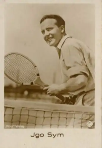 Sammelbild Schauspieler Igo Sym, Bild Nr. 443, Tennis