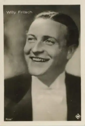 Sammelbild Schauspieler Willy Fritsch, Bild Nr. 522