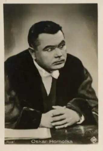 Sammelbild Schauspieler Oskar Homolka, Portrait, Bild Nr. 529