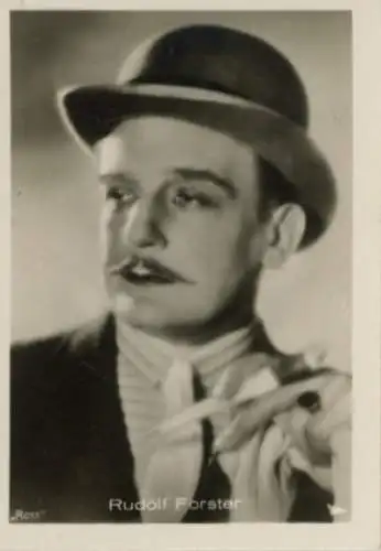 Sammelbild Schauspieler Rudolf Forster, Portrait, Bild Nr. 533