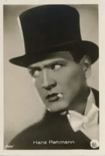 Sammelbild Schauspieler Hans Rehmann, Portrait, Bild Nr. 618