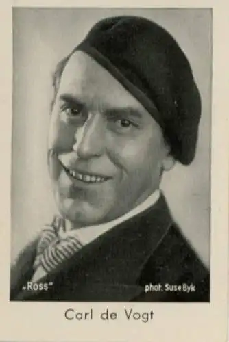 Sammelbild Schauspieler Carl de Vogt, Portrait, Bild Nr. 735