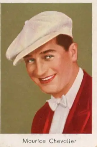 Sammelbild Schauspieler Maurice Chevalier, Portrait, Bild Nr. 324