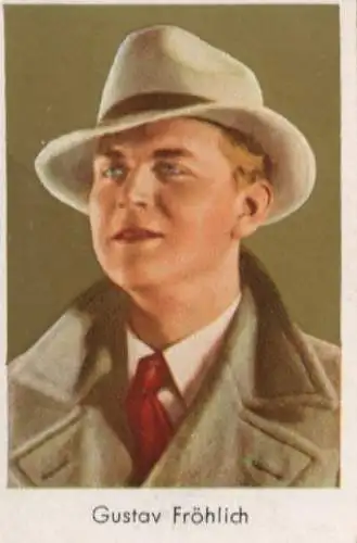 Sammelbild Schauspieler Gustav Fröhlich, Portrait, Bild Nr. 250