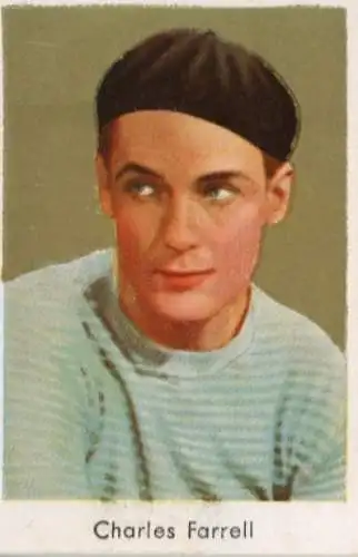 Sammelbild Schauspieler Charles Farrell, Portrait, Bild Nr. 357