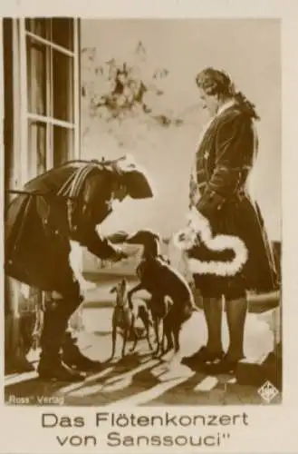 Sammelbild Filmszene Das Flötenkonzert von Sanssouci, Portrait, Bild Nr. 427