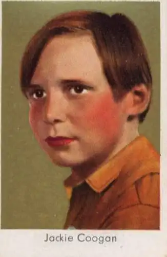 Sammelbild Schauspieler Jackie Coogan, Portrait, Bild Nr. 126