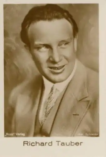 Sammelbild Schauspieler Richard Tauber, Portrait, Bild Nr. 422
