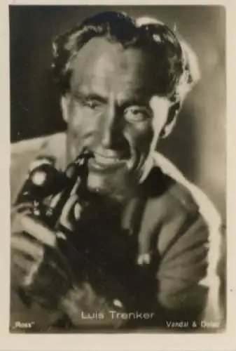Sammelbild Schauspieler und Bergsteiger Luis Trenker, Portrait, Bild Nr. 655