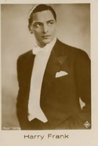 Sammelbild Schauspieler Harry Frank, Bild Nr. 480