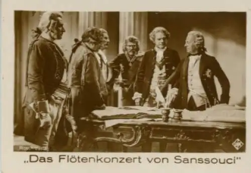 Sammelbild Filmszene Das Flötenkonzert von Sanssouci, Bild Nr. 431
