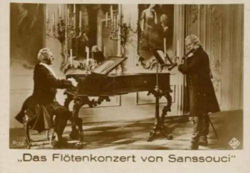 Sammelbild Filmszene Das Flötenkonzert von Sanssouci, Bild Nr. 428
