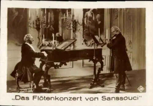 Sammelbild Filmszene Das Flötenkonzert von Sanssouci, Bild Nr. 428