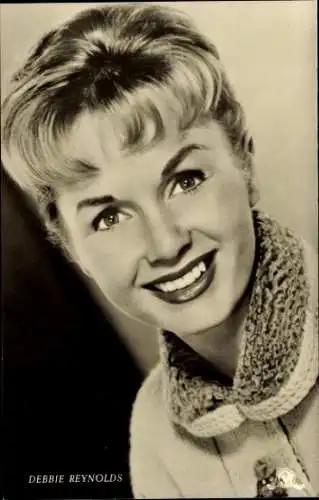 Ak Schauspielerin Debbie Reynolds, Portrait, Film Papa kann zahlen