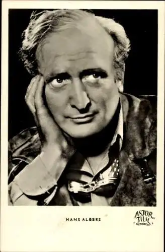 Ak Schauspieler Hans Albers, Portrait, Astor Film