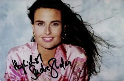 Ak Schauspielerin Sandra Studer, Autogramm, Portrait