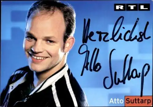 Ak Schauspieler Atto Suttarp, Portrait, Autogramm