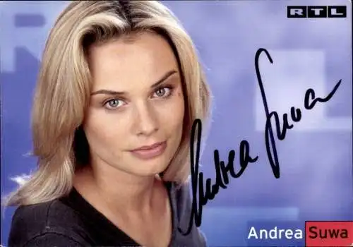 Ak Schauspielerin Andrea Suwa, Portrait, Autogramm