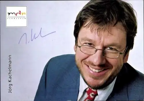 Ak Schauspieler Jörg Kachelmann, Portrait, Autogramm, Serie Riverboat