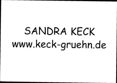 Ak Schauspielerin Sandra Keck, Portrait, Autogramm