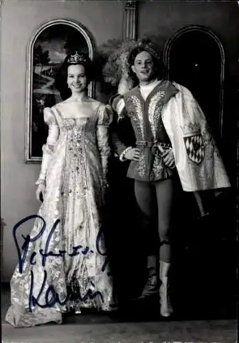 Ak Schauspieler Peter Söhnges und Karin Hofmann, Prinzenpaar 1968, Autogramm