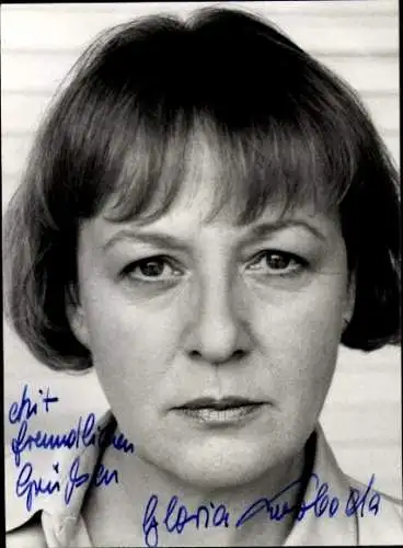 Ak Schauspielerin Gloria Swoboda, Portrait, Autogramm