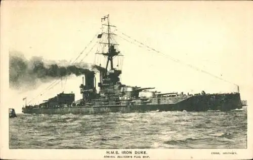 Ak Britisches Kriegsschiff H.M.S. Iron Duke